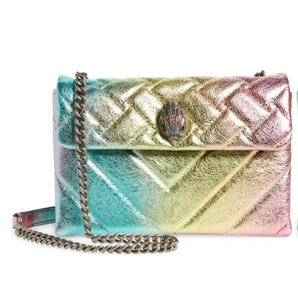 NWT Kurt Geiger London Kensington Quilted Leather Shoulder Bag